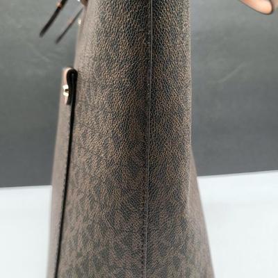 NEW Michael Kors Jet Set Brown Signature Travel Tote