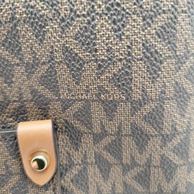 NEW Michael Kors Jet Set Brown Signature Travel Tote
