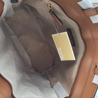 NEW Michael Kors Jet Set Brown Signature Travel Tote