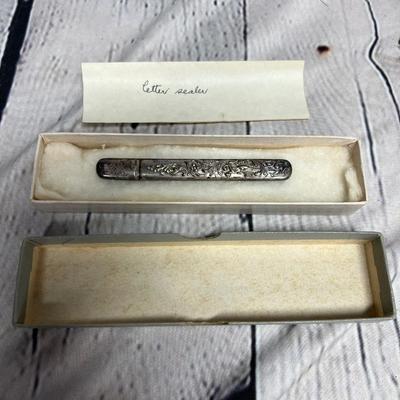 Antique Sterling letter sealer