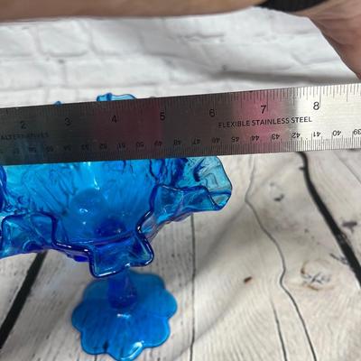 Beautiful Vintage Blue Candy Dish