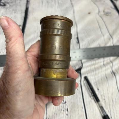 Antique Fire Hose Nozzle, England?