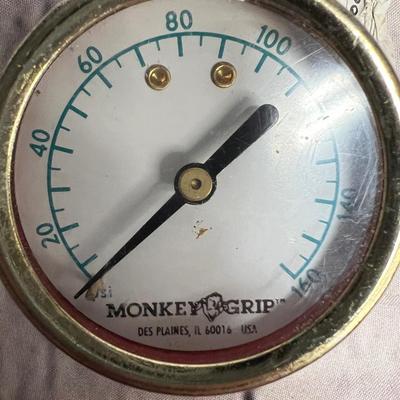Monkey Grip Tire Pressure Gauge