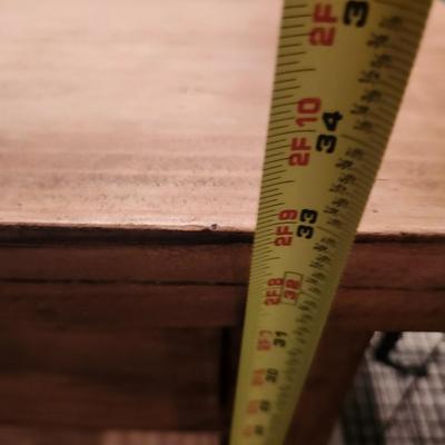 Pine Hall Table with two draws & Mirror two piece