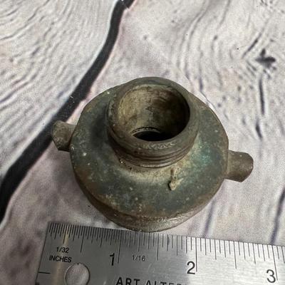 Van Pelt inc. Oakdale, CA Old fire nozzle