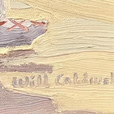 Original Oil Painting By Listed Artist Will Caldwell