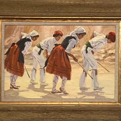 Original Oil Painting By Listed Artist Will Caldwell