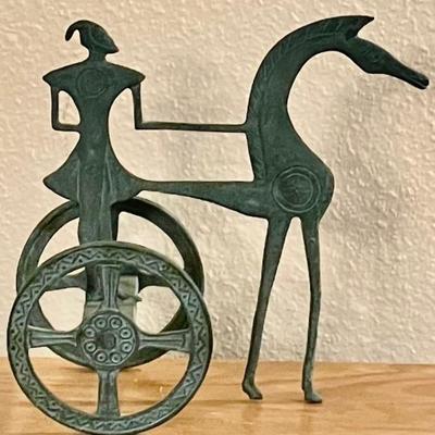 Metal Figure With Horse (Greece)