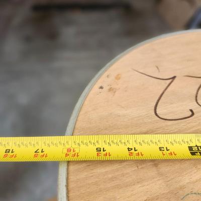 Two VTG Cardboard Shipping Barrel 26.5" Tall Price is per drum 19"