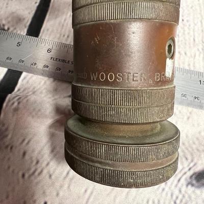 Antique fire hose nozzle