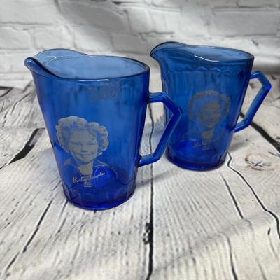 Vintage Shirley Temple Pitchers