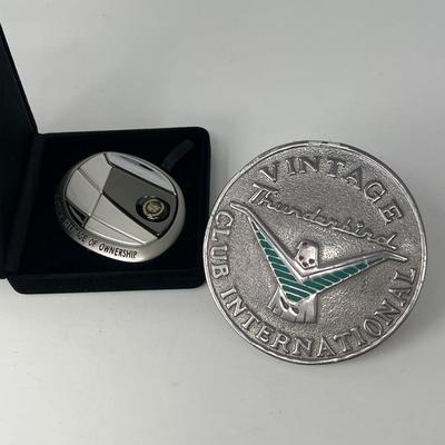 Vintage Thunderbird Ornament & Cadillac Medallion