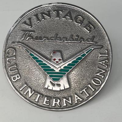 Vintage Thunderbird Ornament & Cadillac Medallion