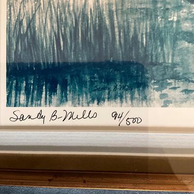 969 Pair of Signed & Numbered Bird Prints by Sandy B. Mills