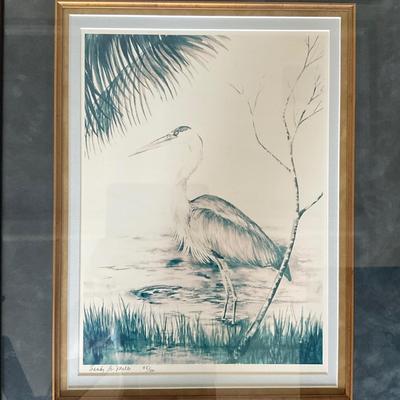969 Pair of Signed & Numbered Bird Prints by Sandy B. Mills