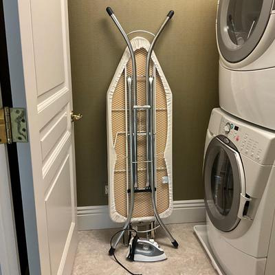 991 Like New Brabantia Ironing Board with Iron