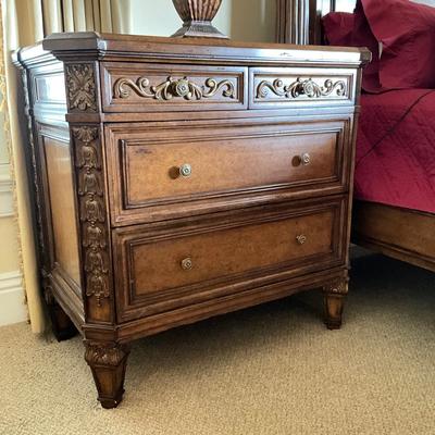 993 Pair of Mahogany Marge Carson Nightstands