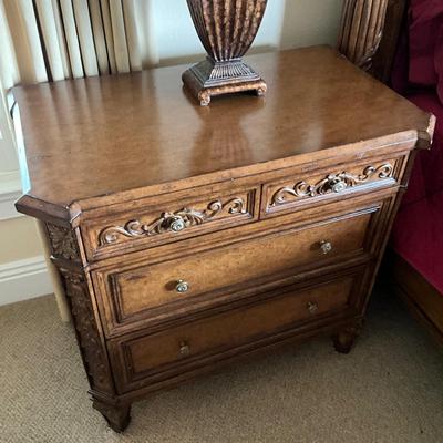 993 Pair of Mahogany Marge Carson Nightstands