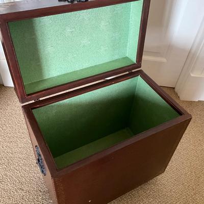 1000 Gold Gilt Decorative Wooden Chest with Bun Feet