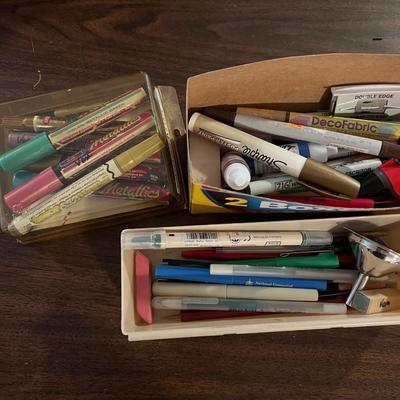Big Artists Lot - High End Markers, Pastels, Colored Pencils - Some New - And MORE!