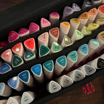Big Artists Lot - High End Markers, Pastels, Colored Pencils - Some New - And MORE!