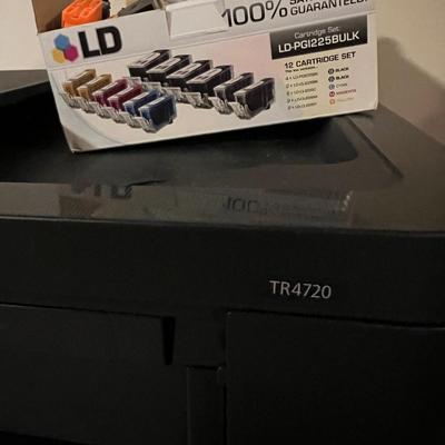 Canon Pixma TR4720 Printer Lot w. Ink, Paper, Labels, Photo Paper, etc.
