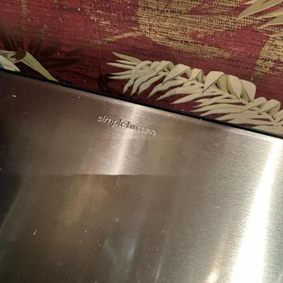 1009 Simple Human Stainless Step Waste Can