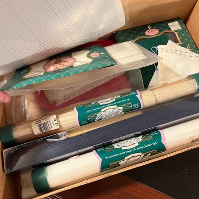 Huge Embroidery Crafting Lot - Thread, Frames, Projects, Books, etc.