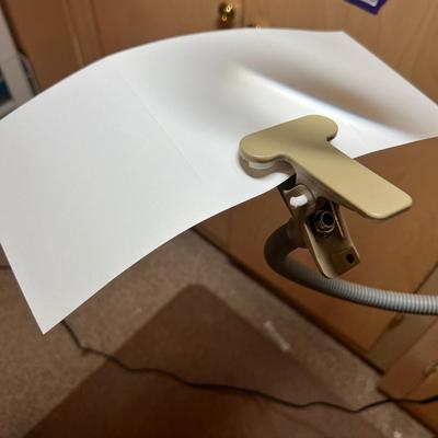 Ottlite EasyView Floor Lamp w Magnifier and Clamp Attachments - Crafting, Sewing