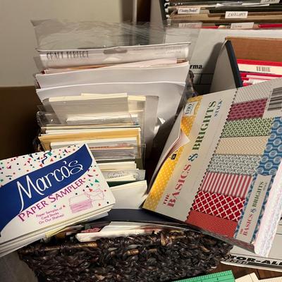 Big Crafting Lot - Patterns, Projects, Stamps, Specialty Paper, Stencils. Etc.
