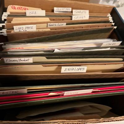 Big Crafting Lot - Patterns, Projects, Stamps, Specialty Paper, Stencils. Etc.