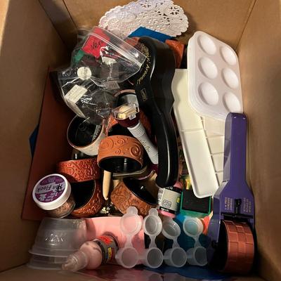 Big Crafting Lot - Patterns, Projects, Stamps, Specialty Paper, Stencils. Etc.