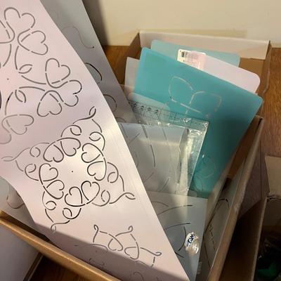 Big Crafting Lot - Patterns, Projects, Stamps, Specialty Paper, Stencils. Etc.