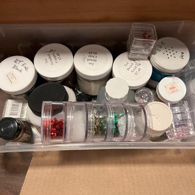 Crafting Embossing Lot - Premium Stencils, Emboss Glitter, etc.