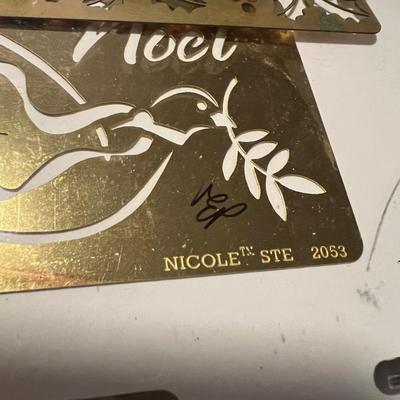 Crafting Embossing Lot - Premium Stencils, Emboss Glitter, etc.