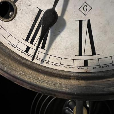 Antique Wm. L. Gilbert Mantle Clock w. Key