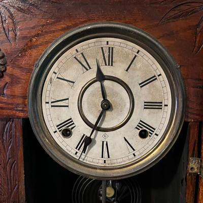 Antique Wm. L. Gilbert Mantle Clock w. Key