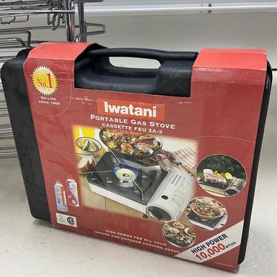 1023 Chafing Dish Stands and Two Iwatani Gas Stove
