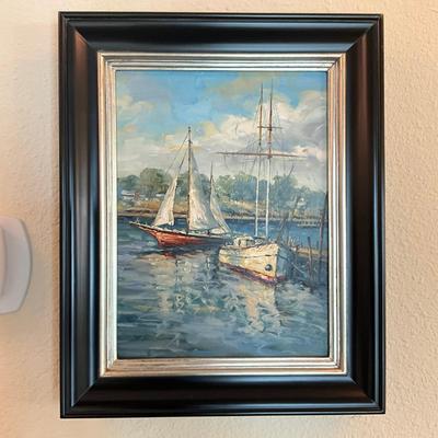 878 Waterscape Oil Painting on Canvas