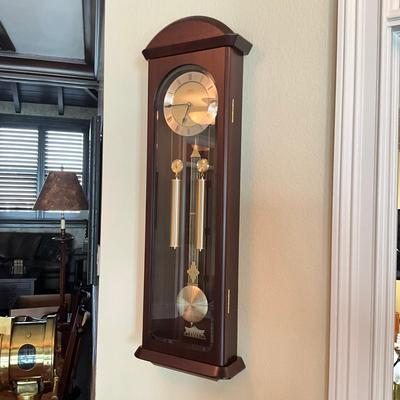 879 Seiko Emblem Mahogany Wall Clock