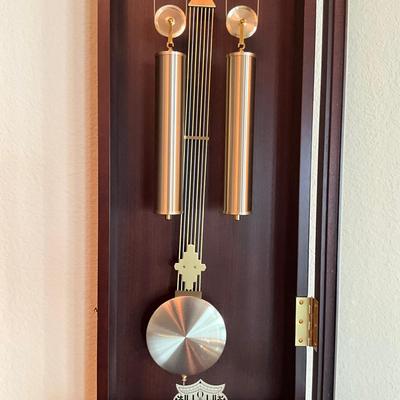 879 Seiko Emblem Mahogany Wall Clock