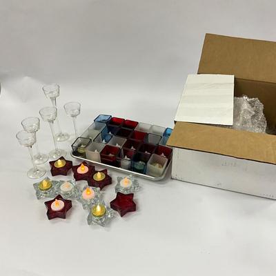 1033 Large Lot of LED Votive Lights