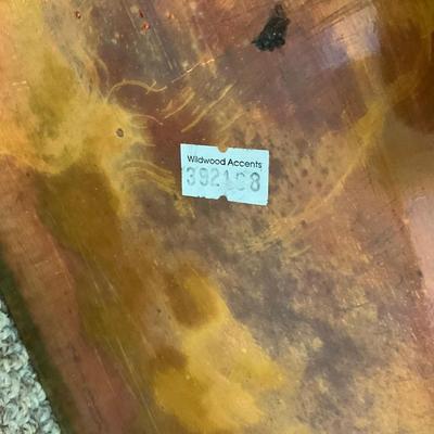 885 Vintage Wildwood Accents Hammered Copper Brass Magazine Stand