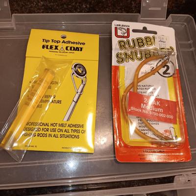 SECTIONED BOX WITH VARIETY OF TACKLE