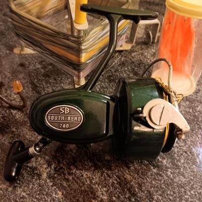 SOUTH BEND 760 REEL AND OTHER FISHING ITEMS