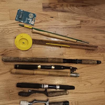 ICE FISHING POLES AND POLE HANDLES