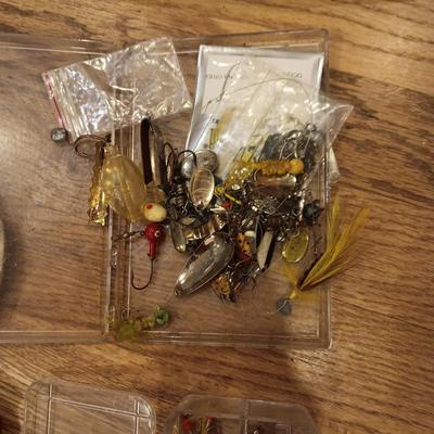 FISHING VEST AND SOME TACKLE