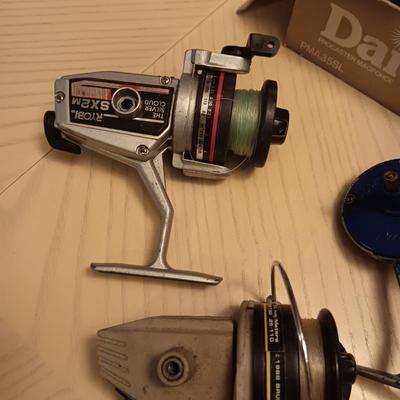 INCOMPLETE FISHING REELS AND PARTS