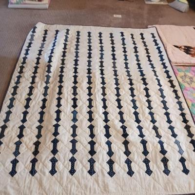 HANDMADE QUILT WITH SOME STAINS