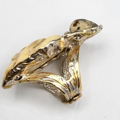 Shell Encrusted Heart Box & Two Large Shell Rings